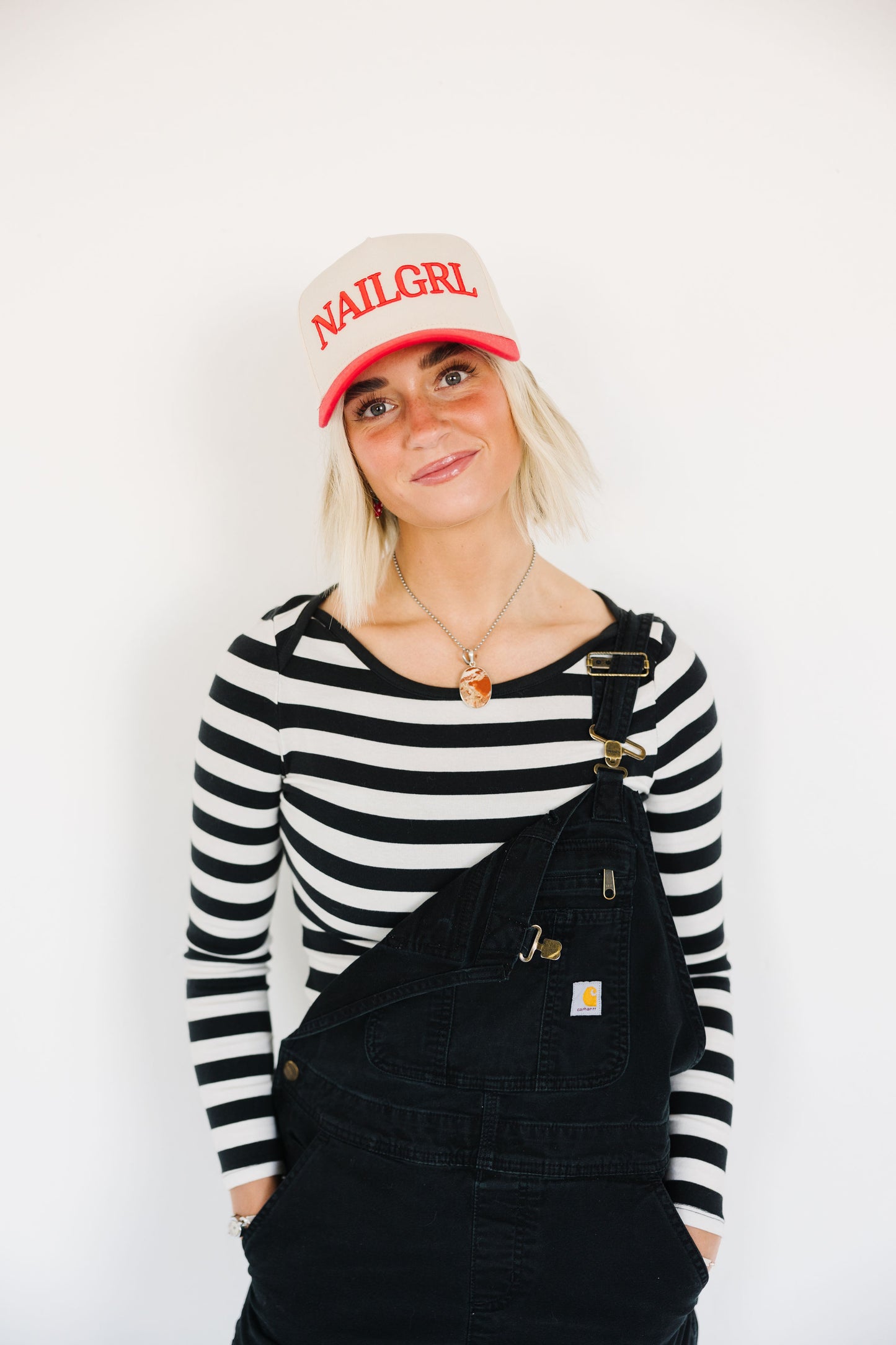 RED NAILGRL Trucker Hat