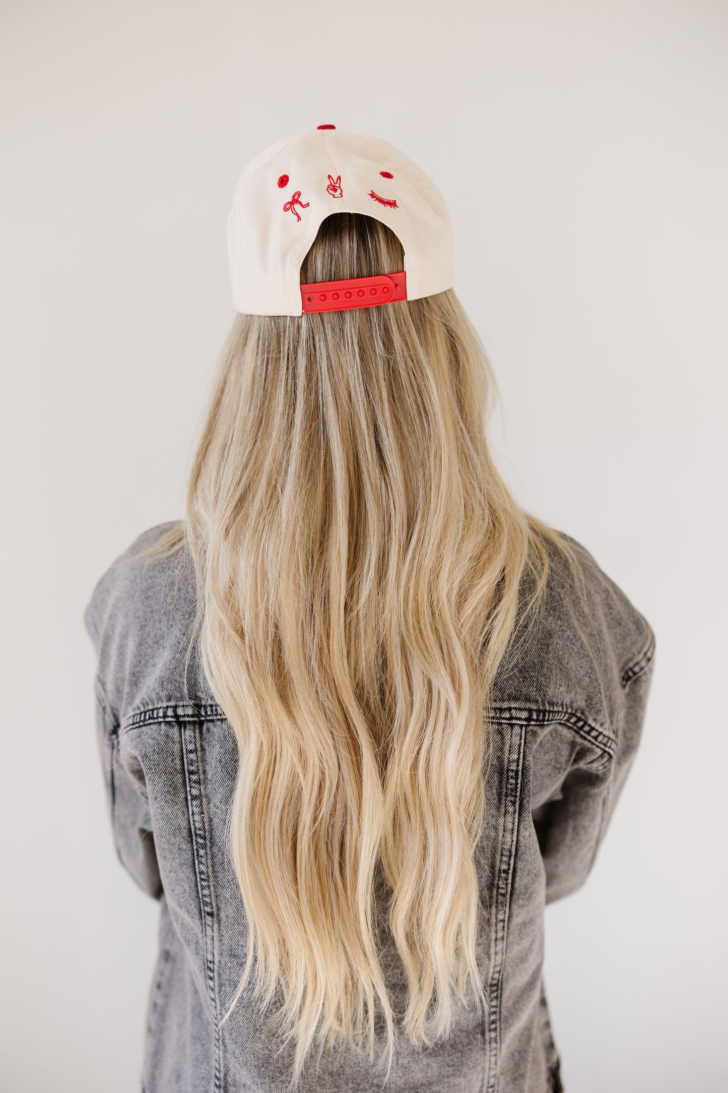 RED "just grly things" Trucker Hat