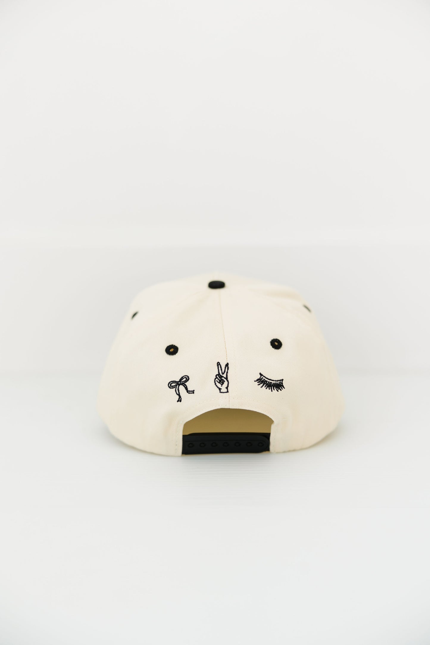 BLACK "just grly things" Trucker Hat
