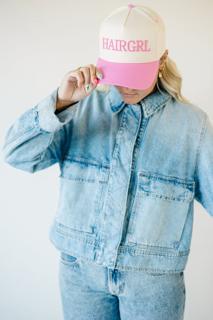 PINK HAIRGRL Tucker Hat