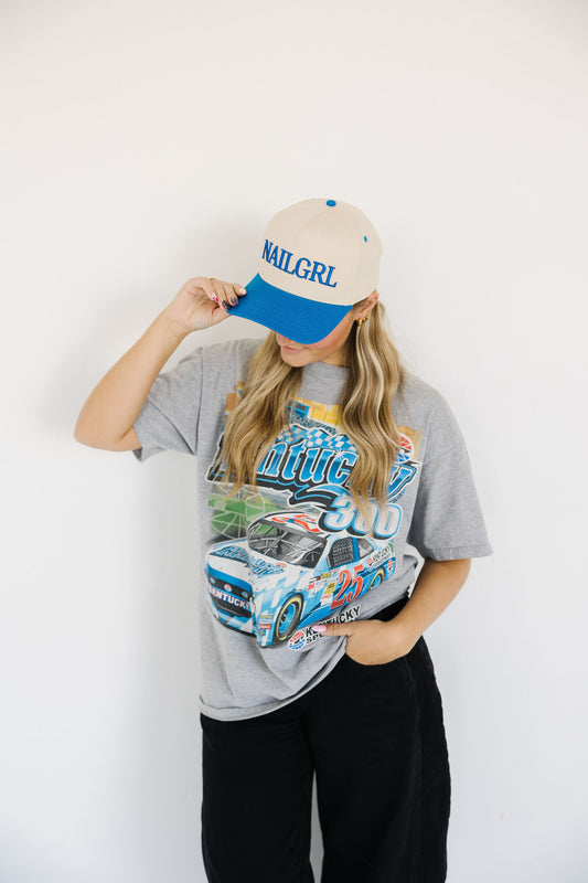 BLUE NAILGRL Trucker Hat