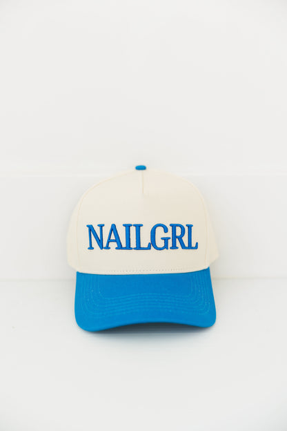 BLUE NAILGRL Trucker Hat