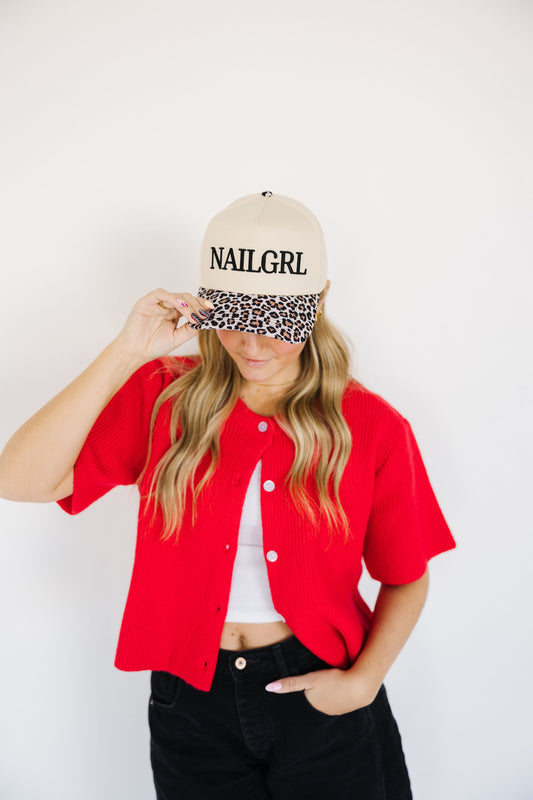 CHEETAH NAILGRL Trucker Hat